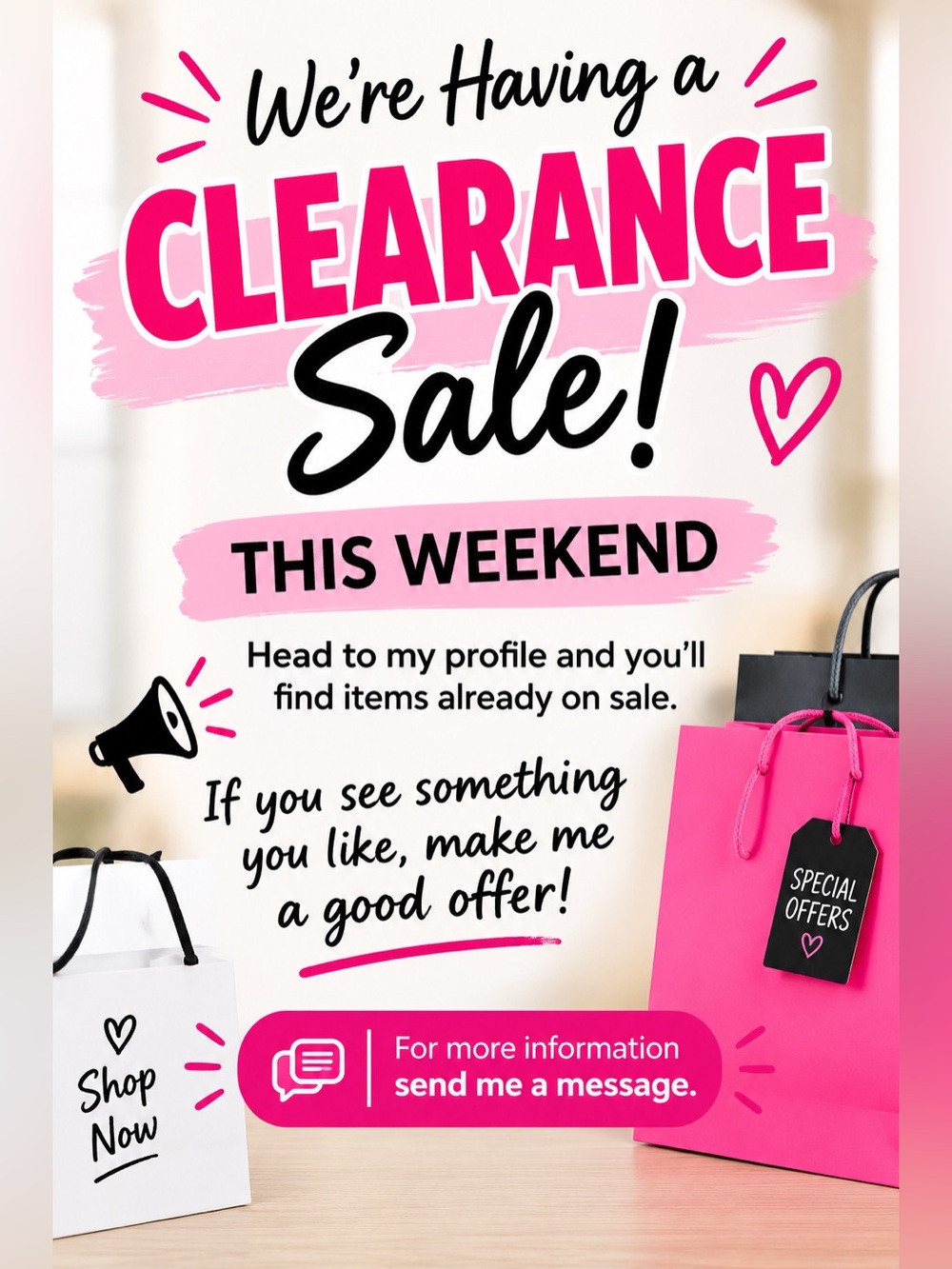 Clearance weekend